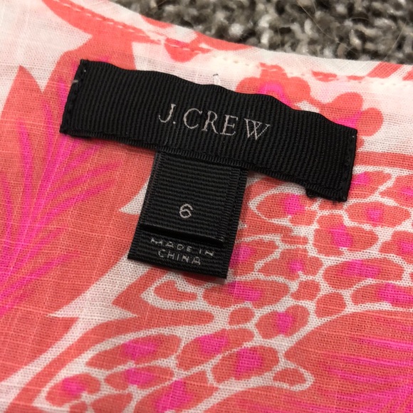 J. Crew • Hot pink embroidered tunic - Picture 7 of 8